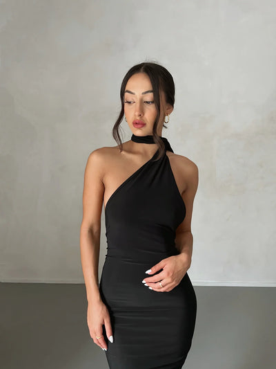 Constantina Gown - Black - JAUS