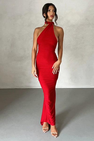 Constantina Gown - Red - JAUS