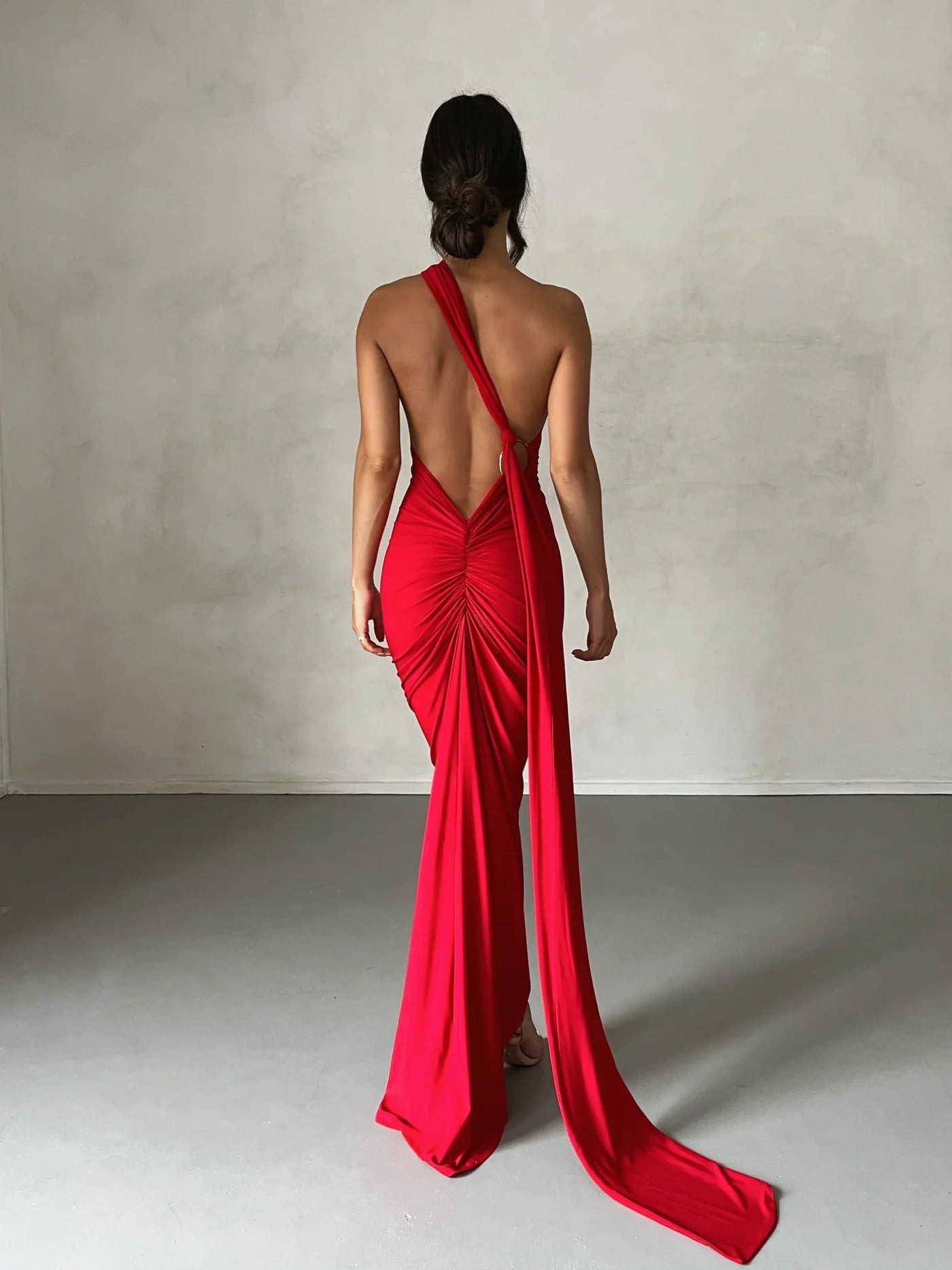 Constantina Gown - Red - JAUS