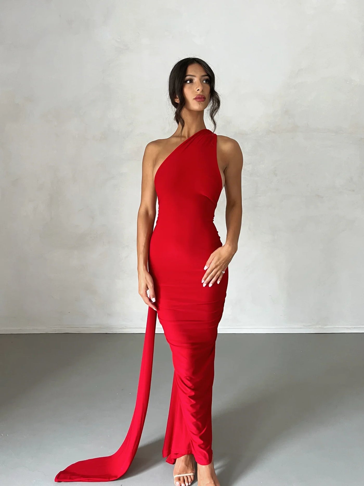 Constantina Gown - Red - JAUS