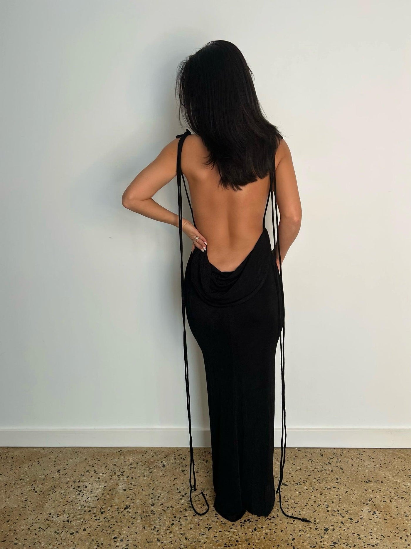 Cristina Gown - Black - JAUS