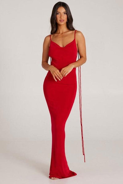 Cristina Gown - Red - JAUS