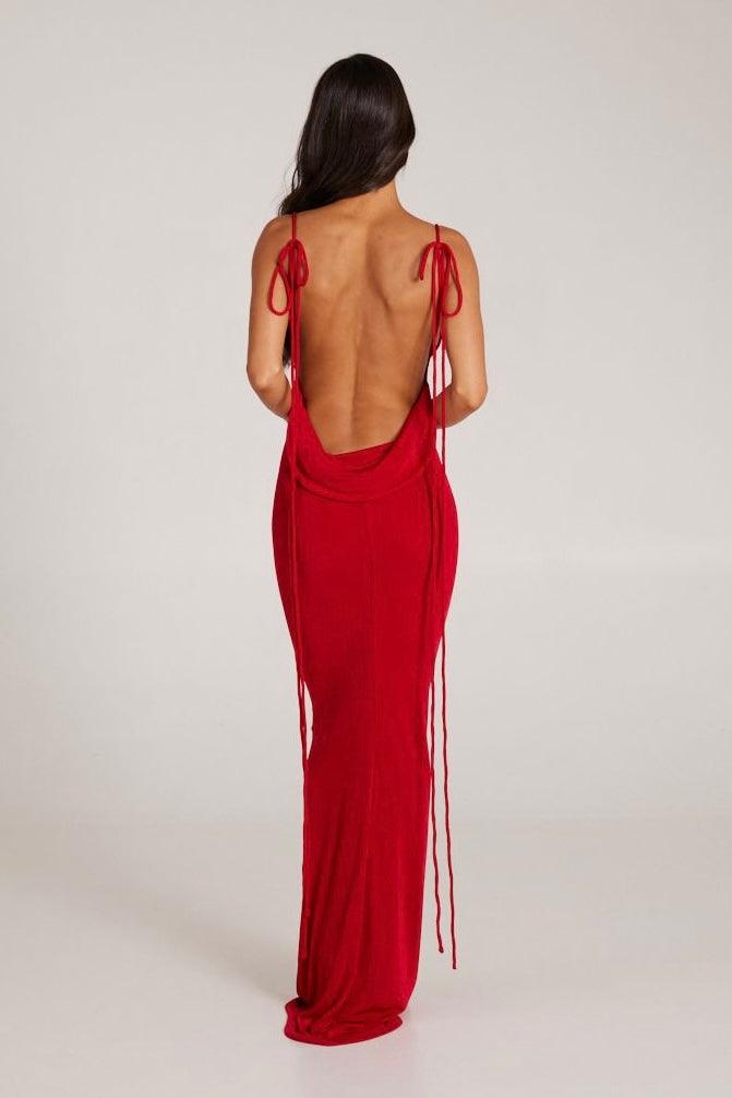 Cristina Gown - Red - JAUS