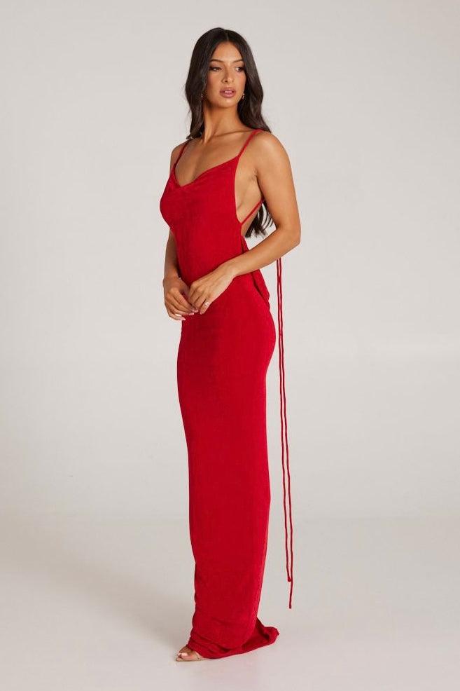 Cristina Gown - Red - JAUS