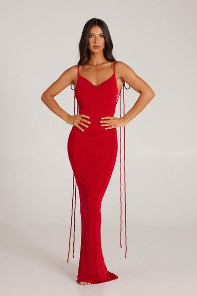 Cristina Gown - Red - JAUS