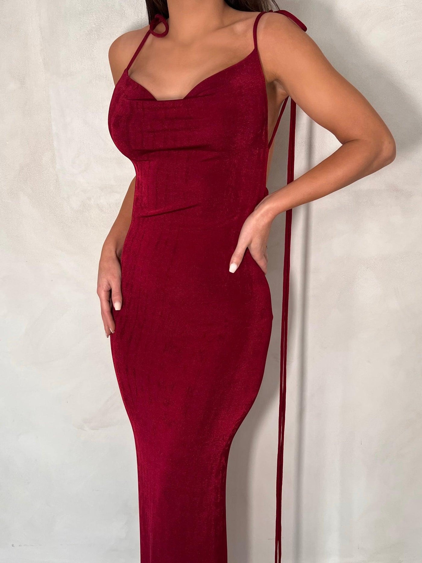 Cristina Gown - Wine - JAUS