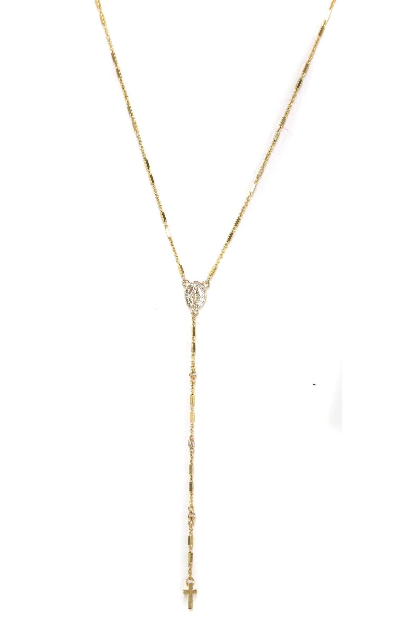 Cross Necklace - 18k Gold Plated - JAUS