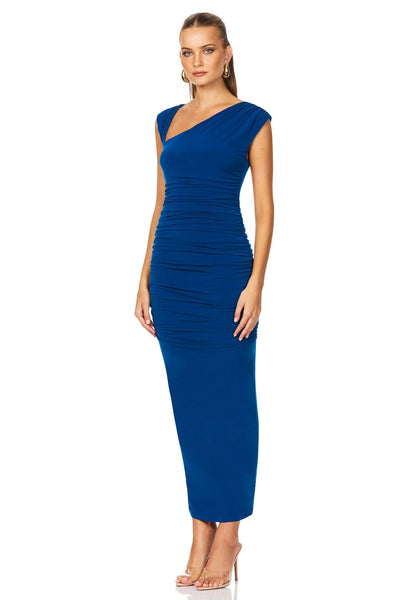 Nookie Dakota Midi Dress - Blue - SHOPJAUS - JAUS