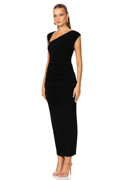 Nookie Dakota Midi Dress - Black - SHOPJAUS - JAUS