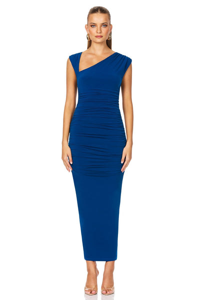 Nookie Dakota Midi Dress - Blue - SHOPJAUS - JAUS