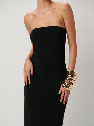 Danita Maxi Dress - Black - JAUS