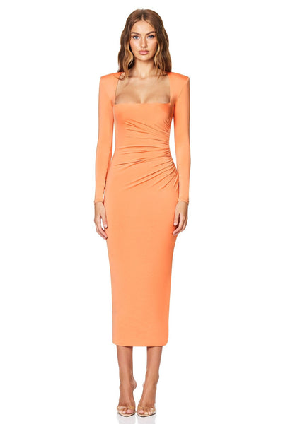 Nookie Dare Midi Dress - Mango - SHOPJAUS - JAUS