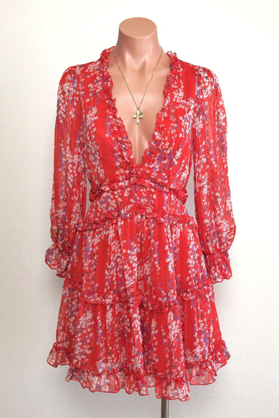 Darla Dress - Red - SHOPJAUS - JAUS
