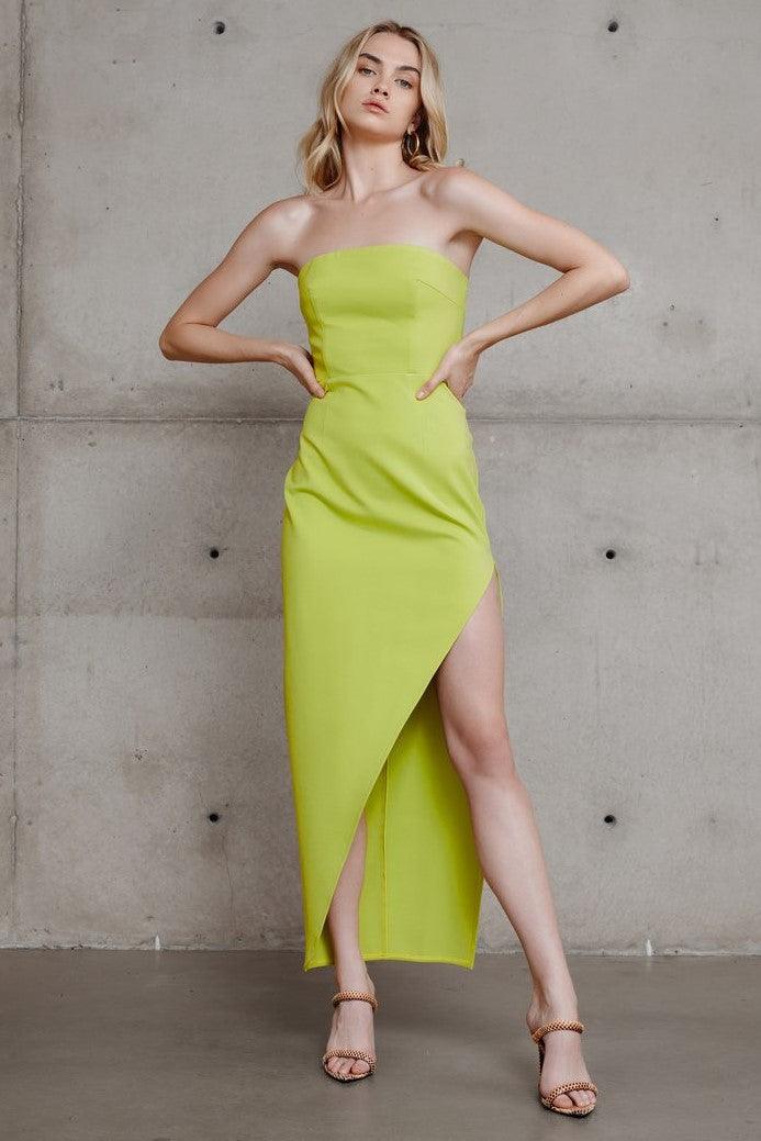 Deka Dress - Lime - JAUS