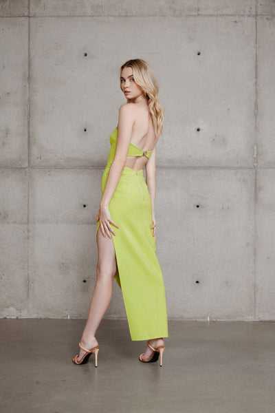 Deka Dress - Lime - JAUS