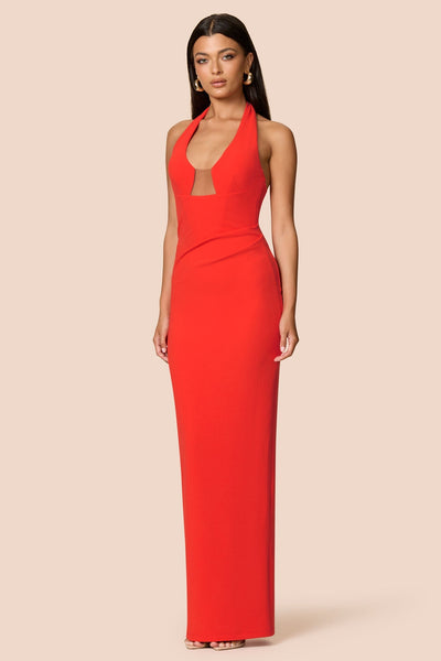 Nookie Demi Gown -  Cherry