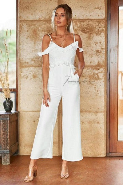 Donna Jumpsuit - White - JAUS