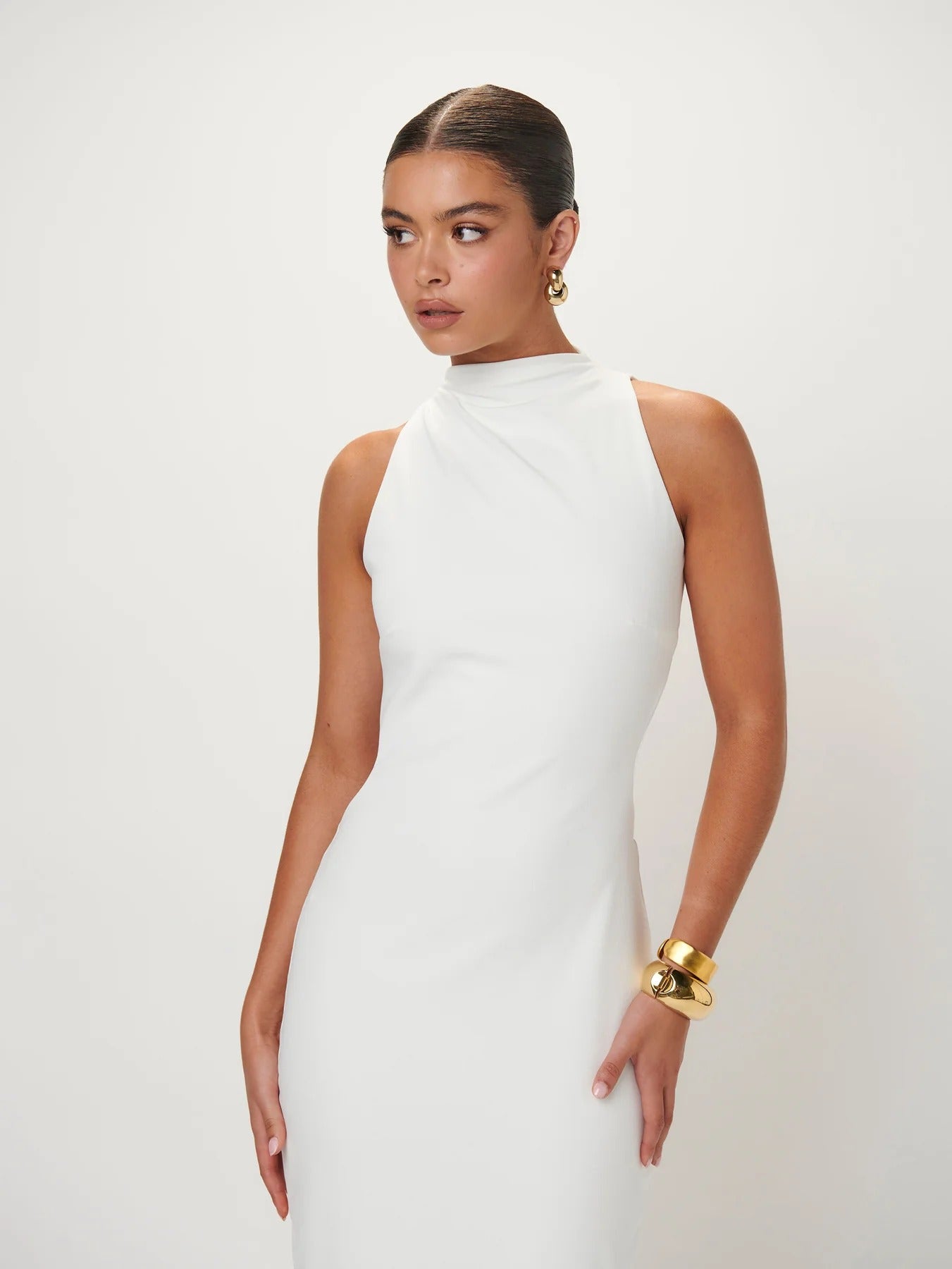 Ambre Gown - White - SHOPJAUS - JAUS