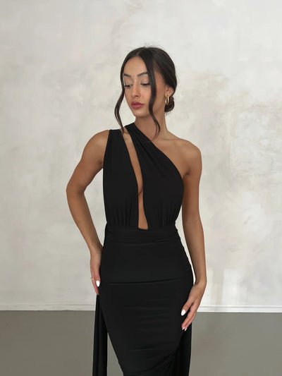 Melrose Multi-Way Dress - Black - SHOPJAUS - JAUS