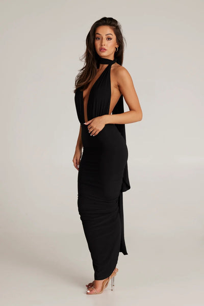 Melrose Multi-Way Dress - Black - SHOPJAUS - JAUS