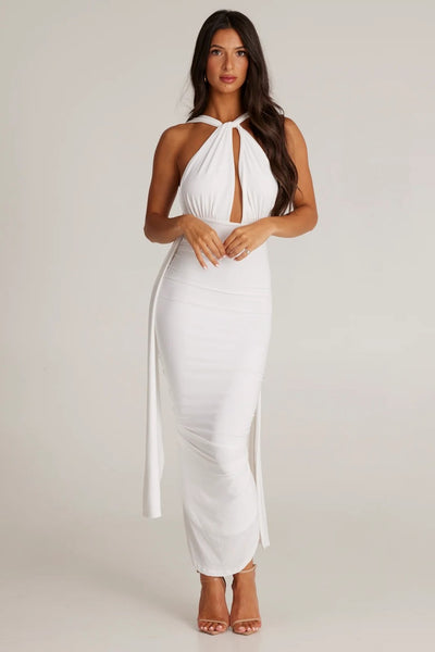 Melrose Multi-Way Dress - White - SHOPJAUS - JAUS