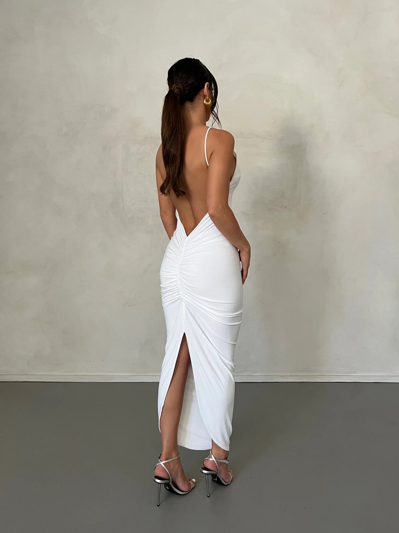 Lydia Dress - White - SHOPJAUS - JAUS