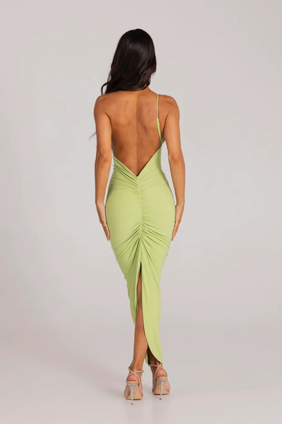 Lydia Dress - Lime - SHOPJAUS - JAUS