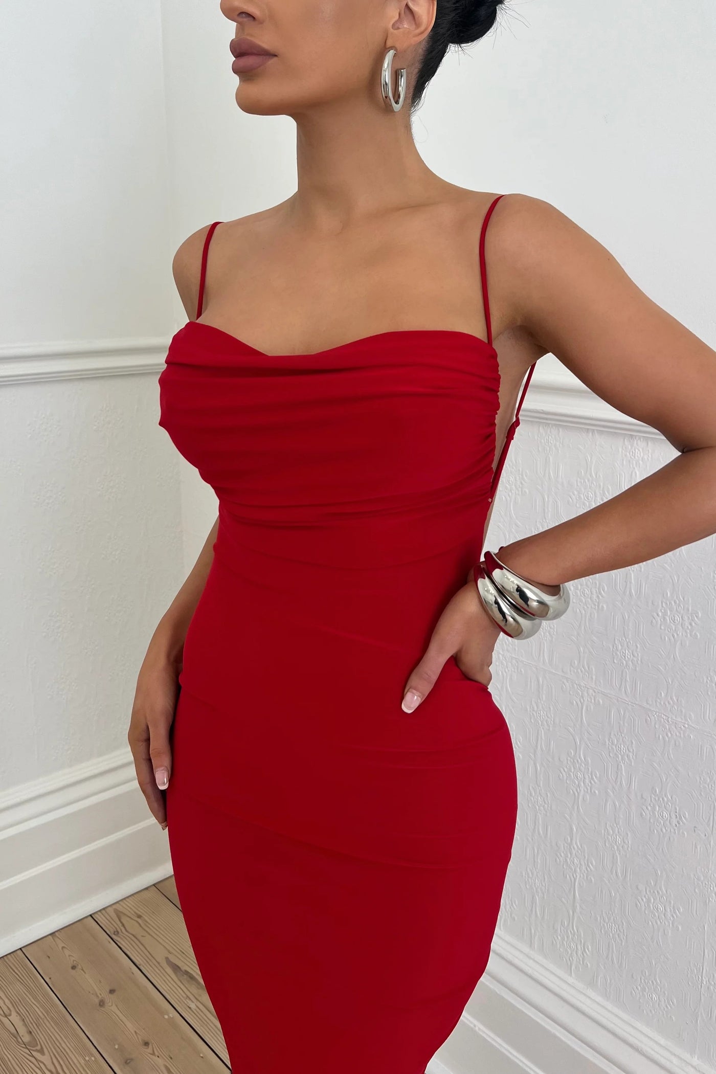 Celina Dress - Red - SHOPJAUS - JAUS