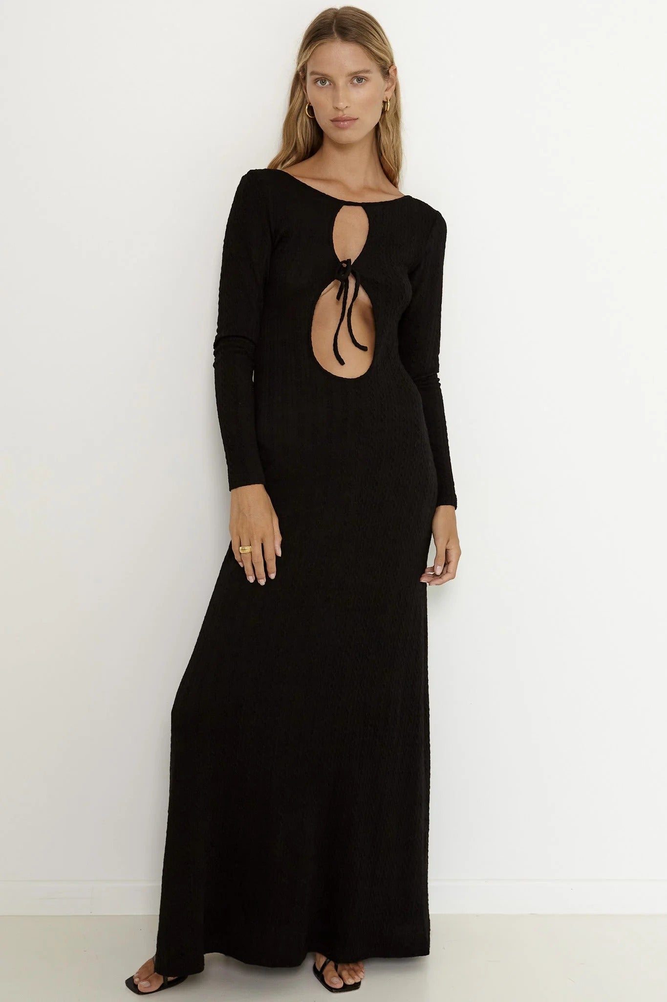 Tallulah Maxi Dress - Black - SHOPJAUS - JAUS