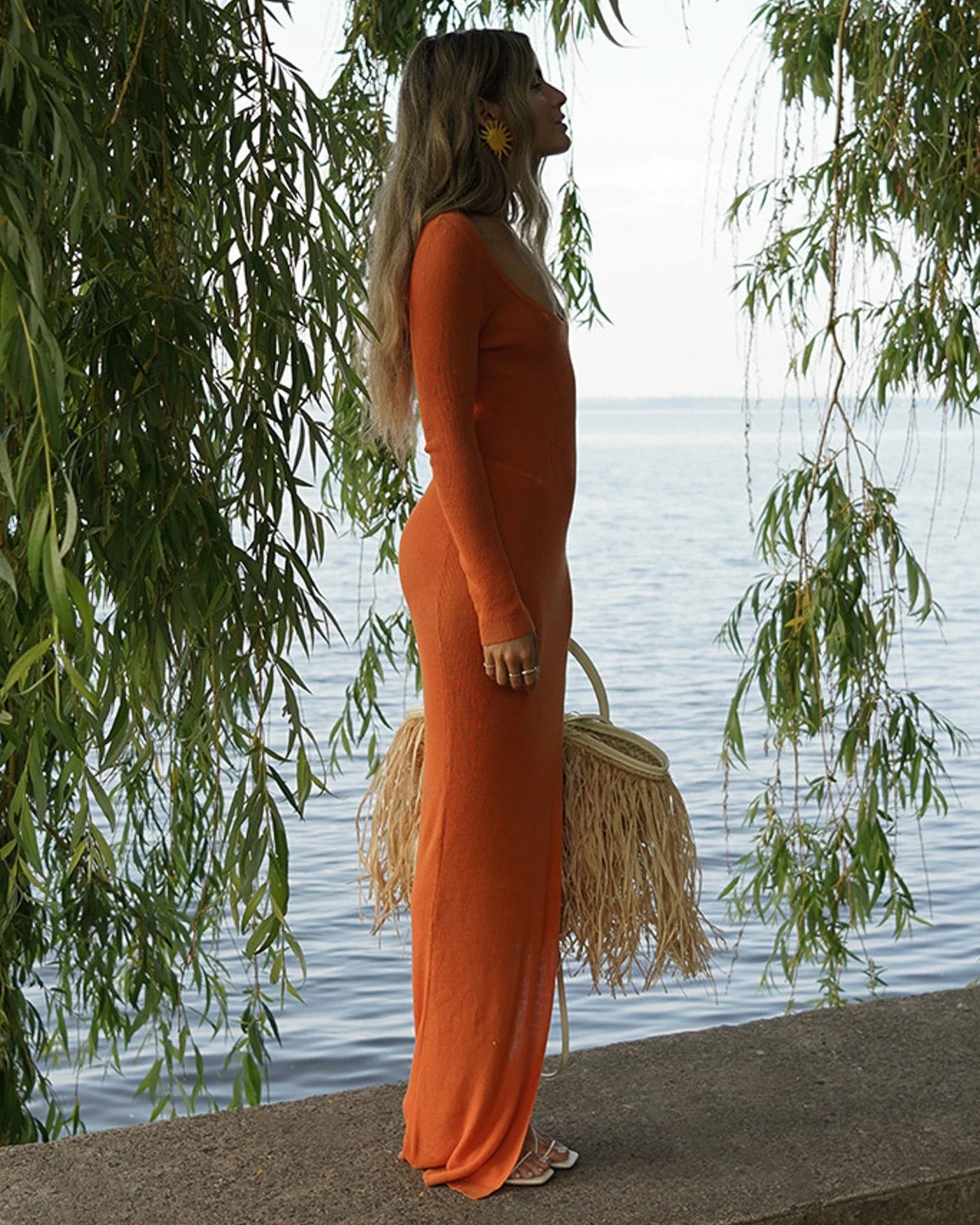 Ember Maxi Dress - Orange - SHOPJAUS - JAUS