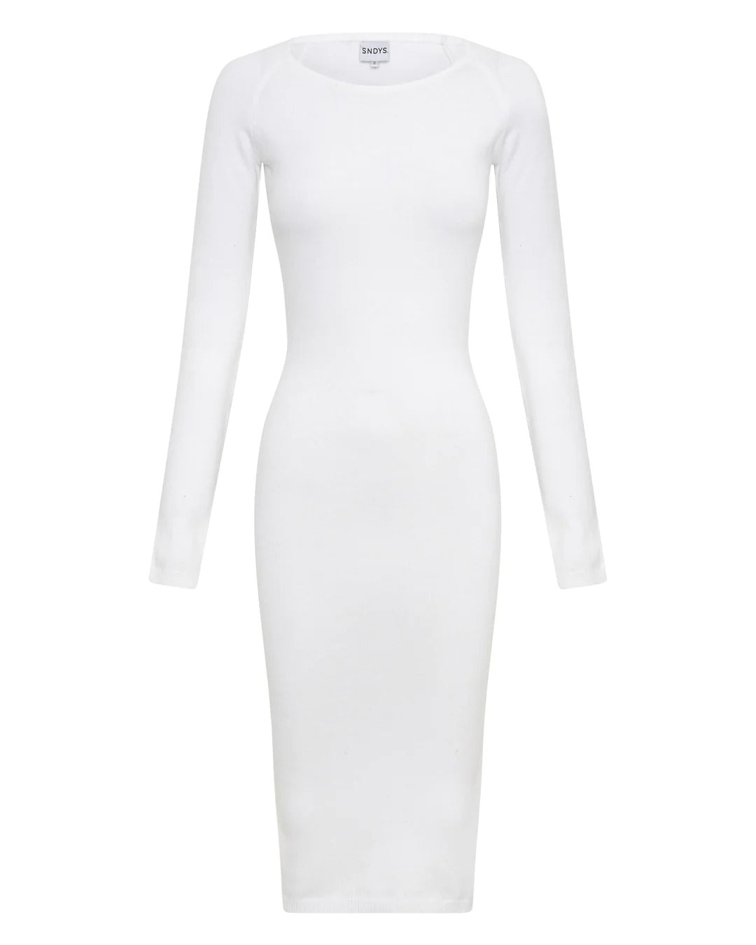 Mabel Midi Dress - White - SHOPJAUS - JAUS