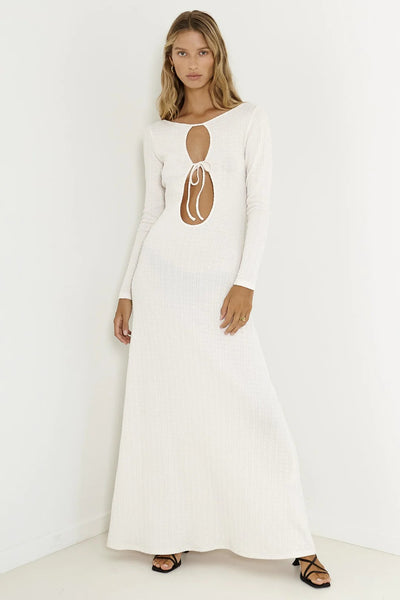 Tallulah Maxi Dress - White - SHOPJAUS - JAUS