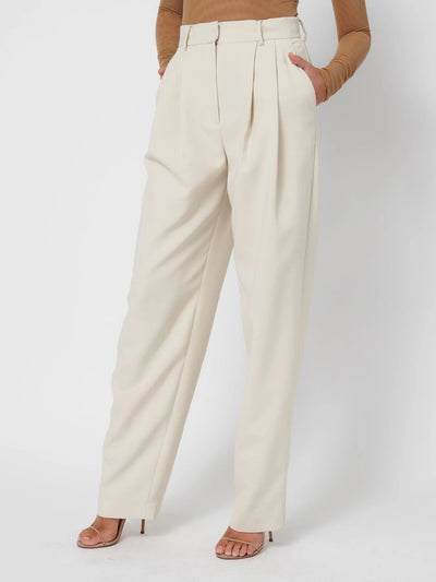 Luka Pants - Cream - SHOPJAUS - JAUS