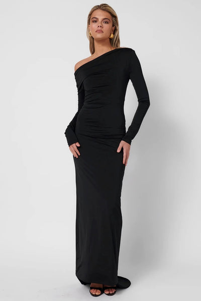 Margot Maxi Dress - Black - SHOPJAUS - JAUS