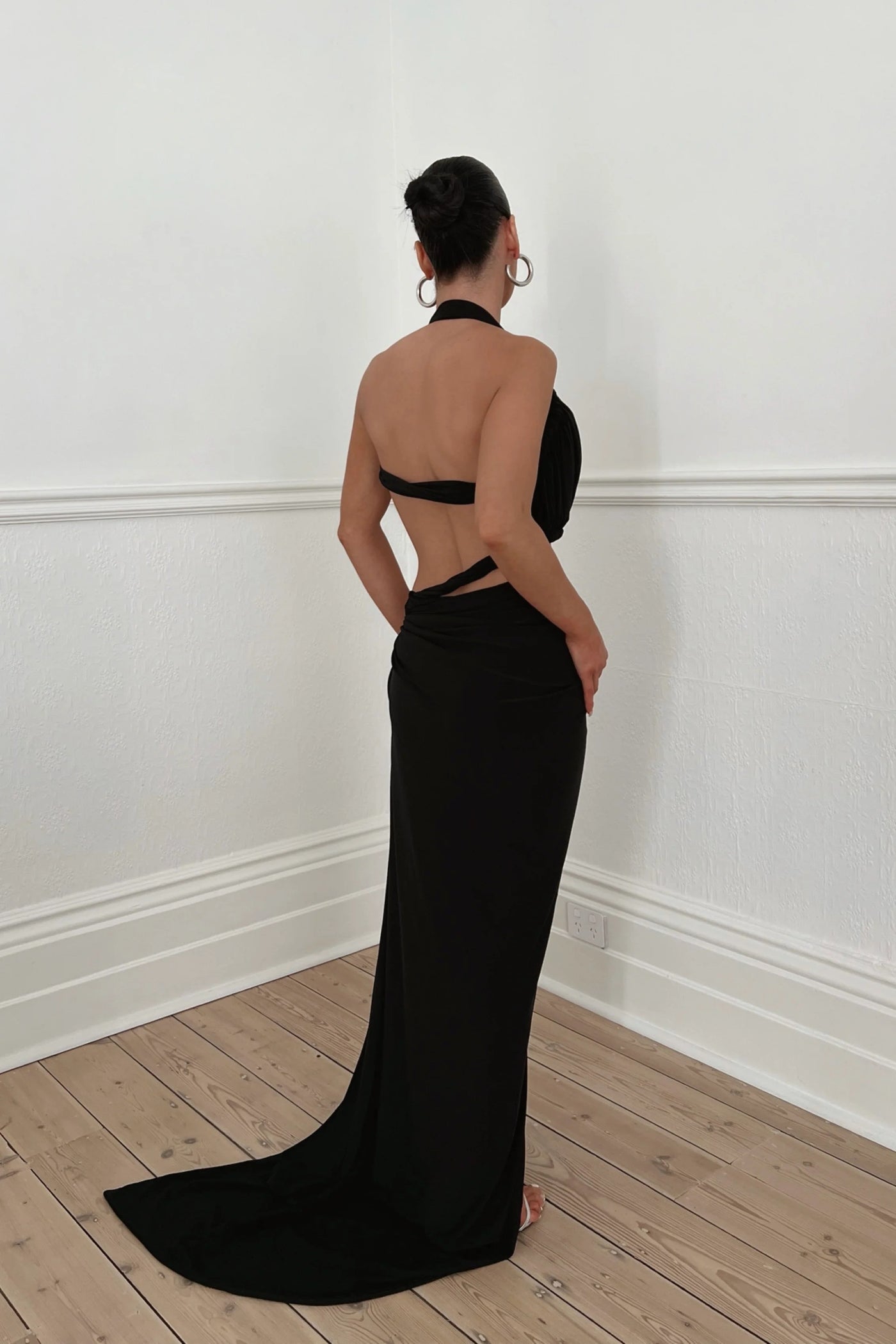 Kailani Gown - Black - SHOPJAUS - JAUS