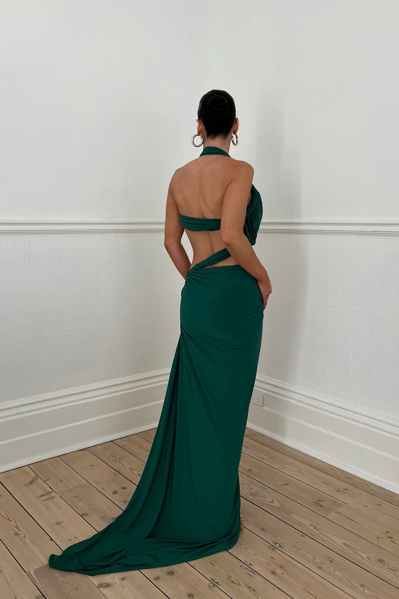 Kailani Gown - Emerald - SHOPJAUS - JAUS