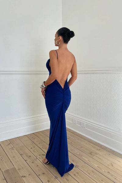 Celina Dress - Royal Blue - SHOPJAUS - JAUS