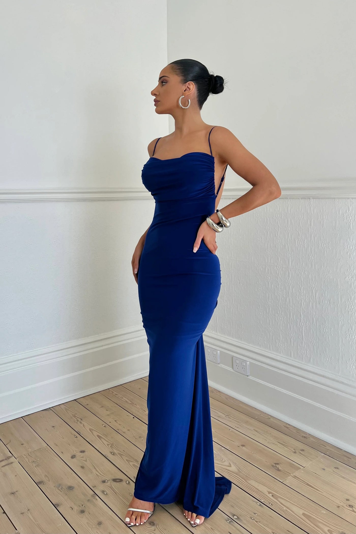 Celina Dress - Royal Blue - SHOPJAUS - JAUS