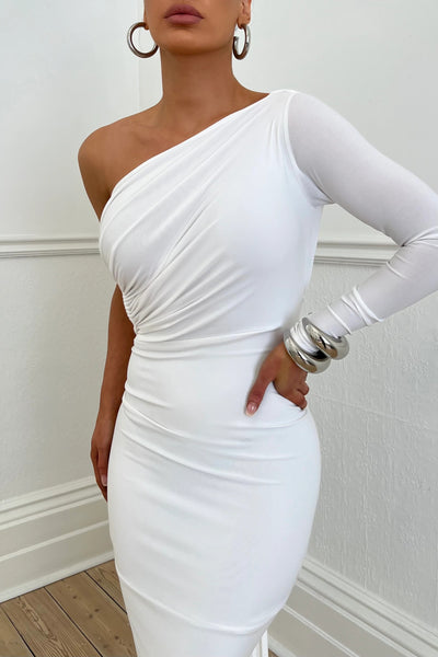 Acia Gown - White - SHOPJAUS - JAUS