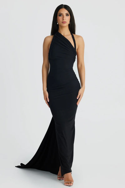 Ivana Multi-Way Gown - Black - SHOPJAUS - JAUS