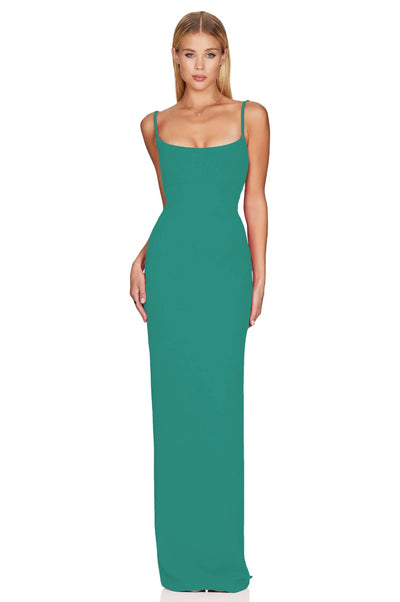 Nookie Bailey Gown - Emerald - SHOPJAUS - JAUS