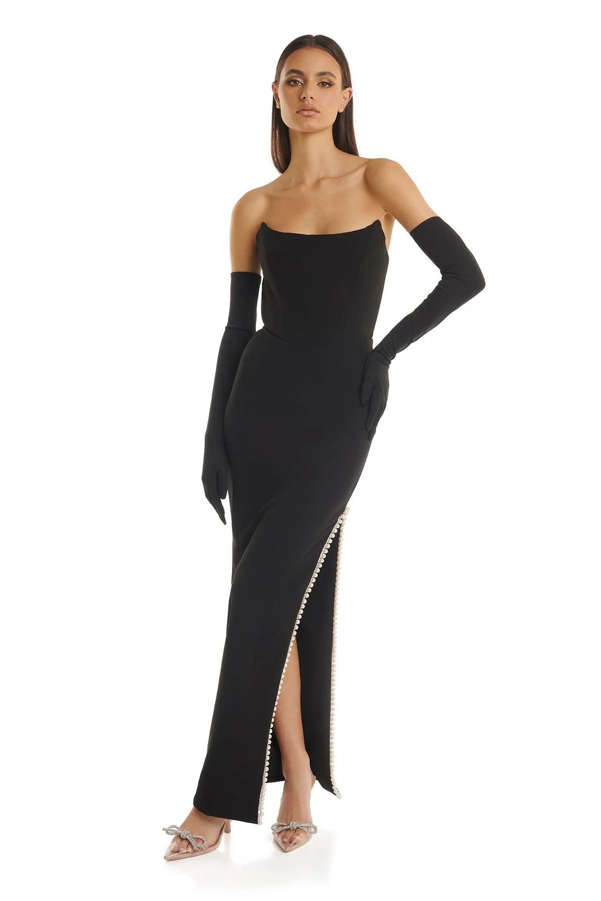 Angelique Gown - Black (PREORDER) - SHOPJAUS - JAUS