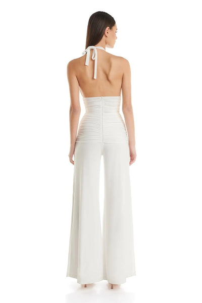 Leontina Pantsuit - White (PREORDER) - SHOPJAUS - JAUS