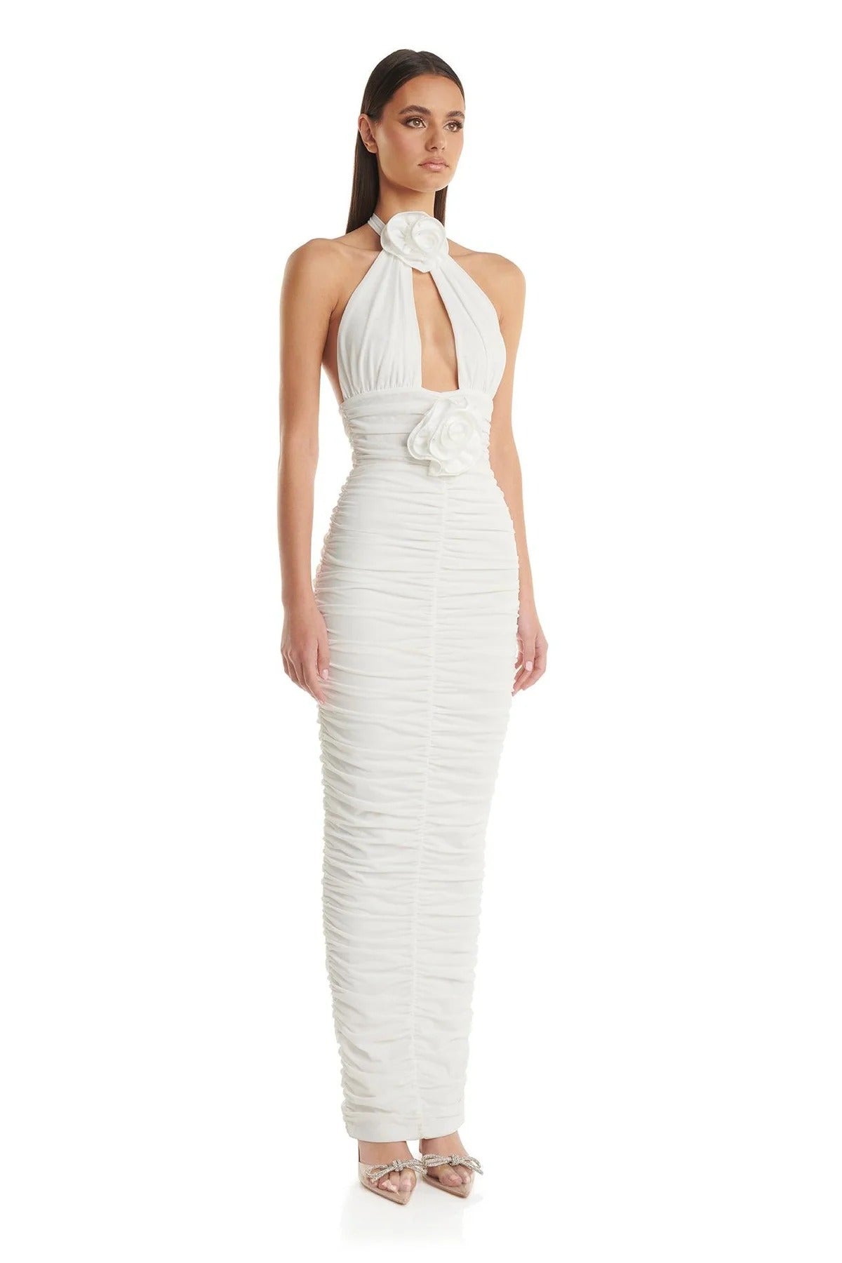 Alanna Dress - White (PREORDER) - SHOPJAUS - JAUS