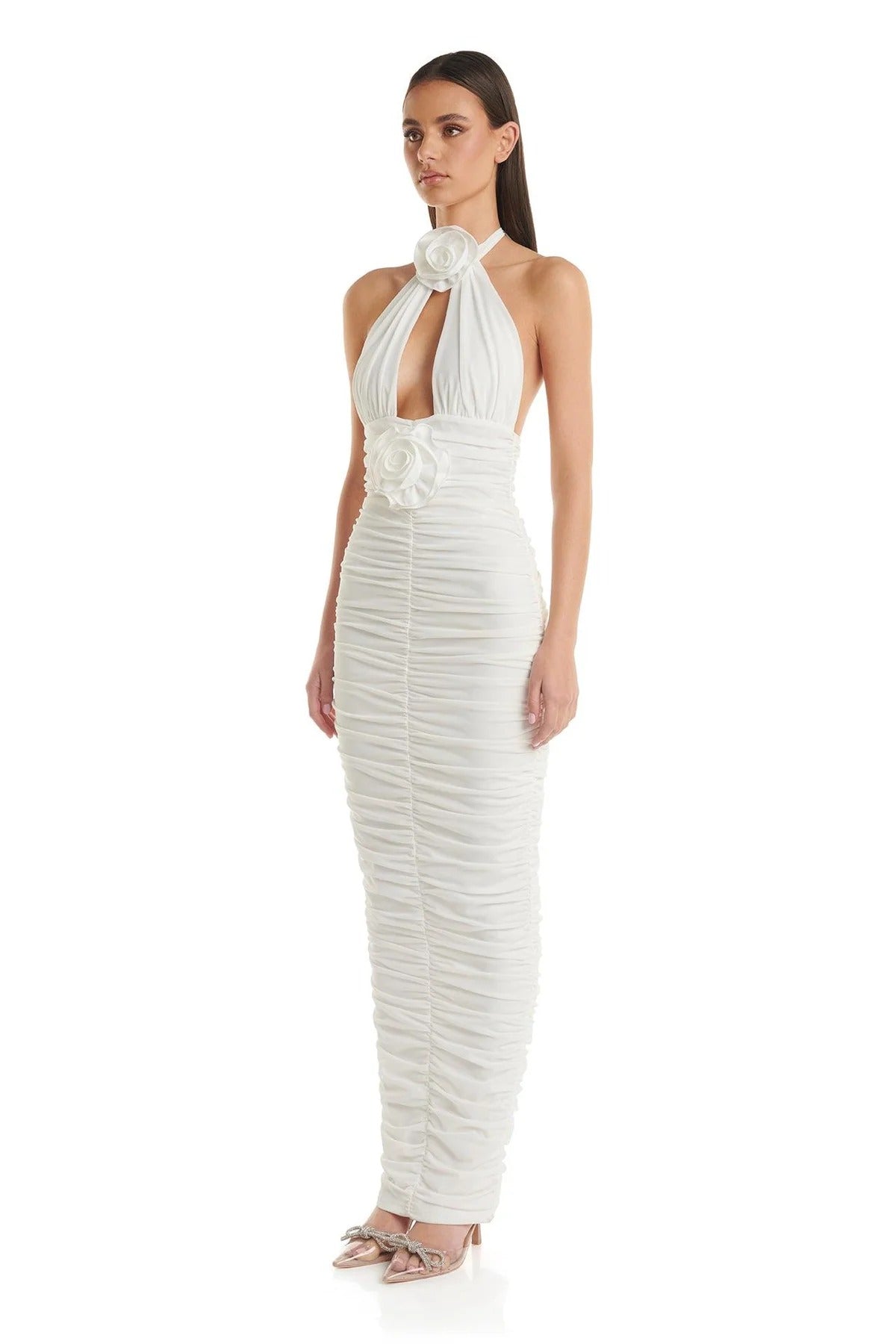 Alanna Dress - White (PREORDER) - SHOPJAUS - JAUS