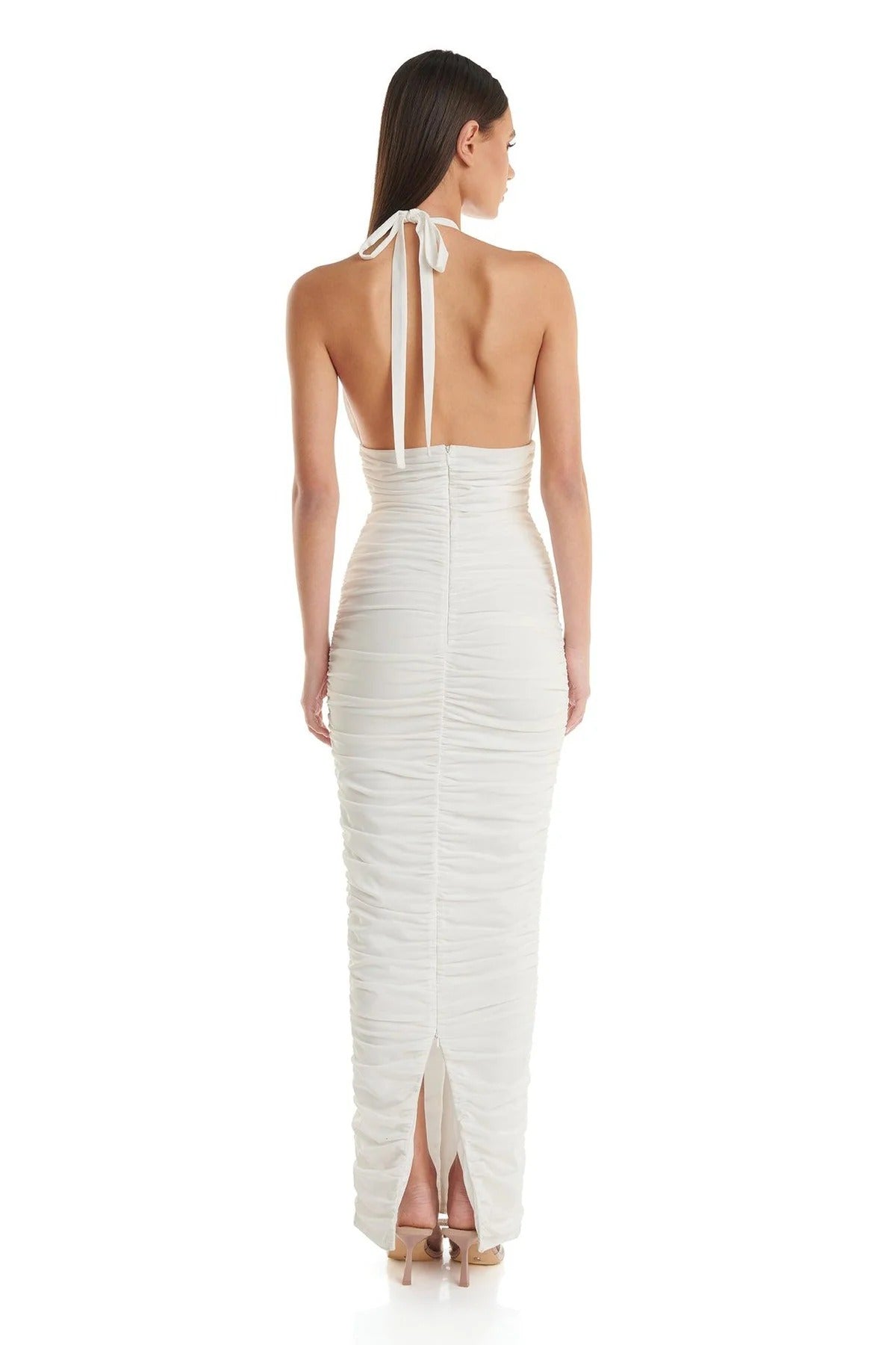 Alanna Dress - White (PREORDER) - SHOPJAUS - JAUS