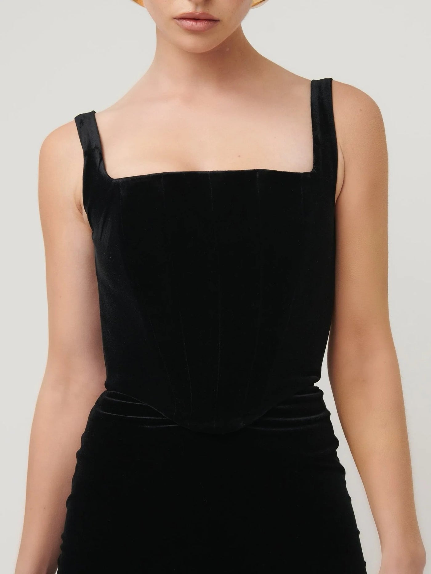 Belle Bodice - Black Velvet - SHOPJAUS - JAUS