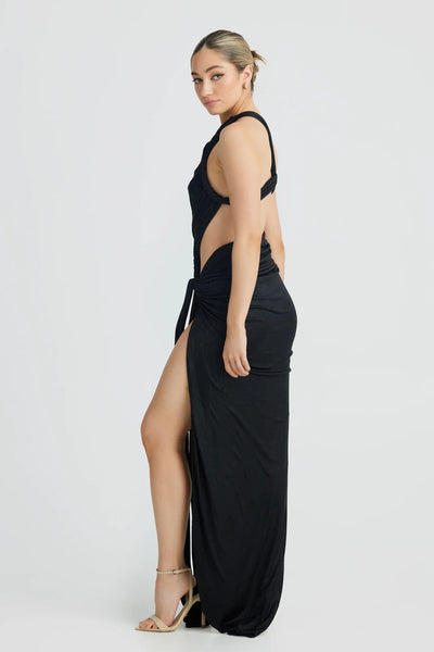 Aphrodite Gown - Black - SHOPJAUS - JAUS