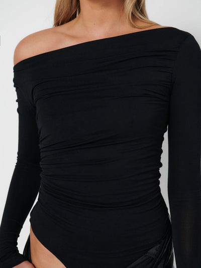 Arlo Bodysuit - Black - SHOPJAUS - JAUS