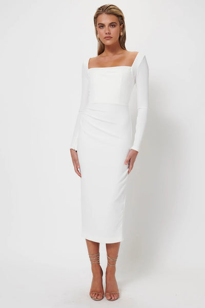 Mari Dress - Ivory - SHOPJAUS - JAUS